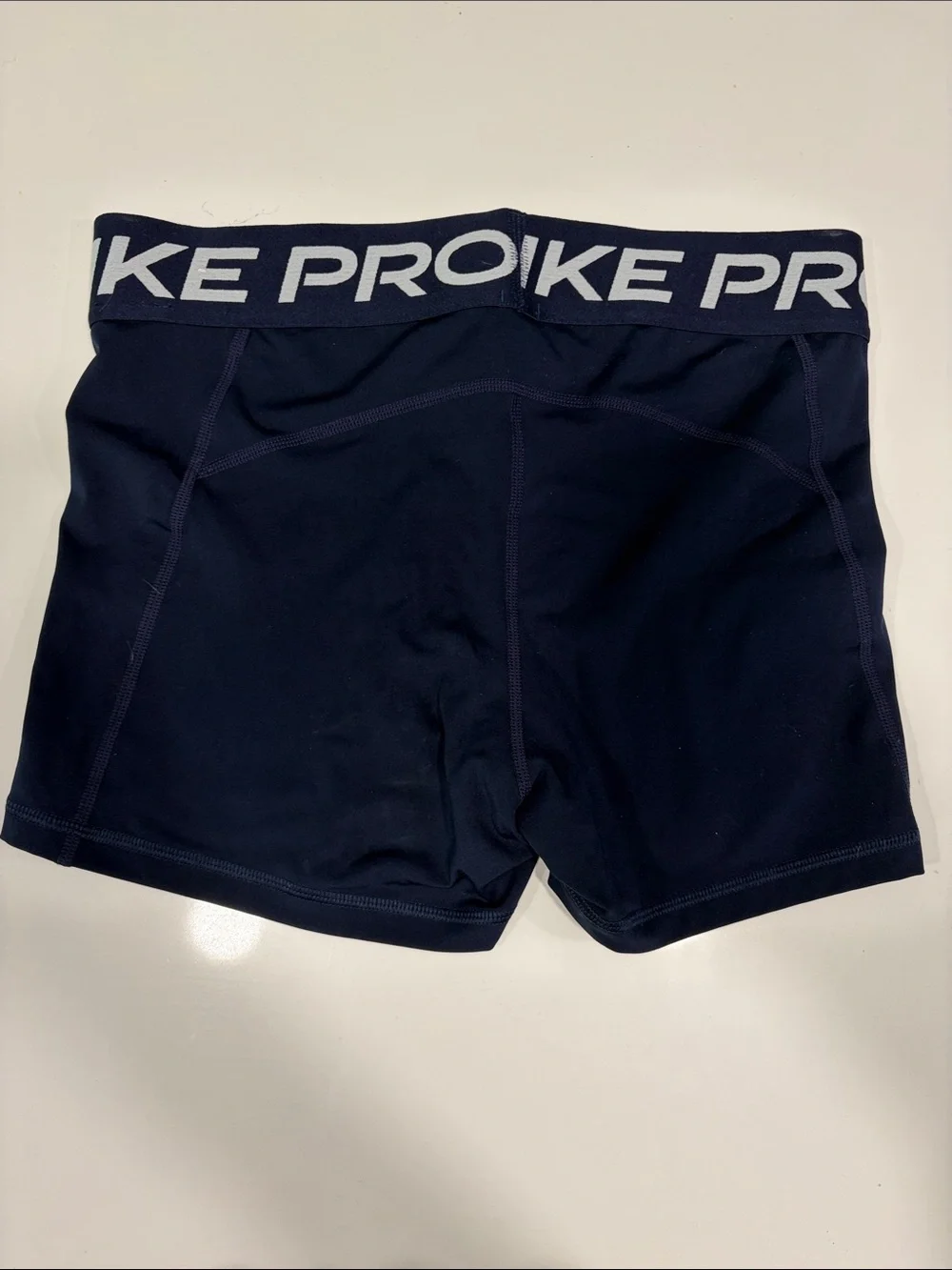 Nike Pro Navy and White Shorts.  Size M